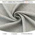 thumbnail image 3 of DriftAway Pinch Pleat Faux Linen Textured Blackout Curtains 52" Width X 84" Length - Gray, 3 of 8