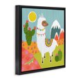 thumbnail image 3 of Stupell Industries Rustic Lodge Whimsical Llama Scene Black Floating Frame Canvas Art, 25 x 25, by Tina Finn, 3 of 8