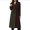 ArmyGreen, variant on Bellella Ladies Outwear Double-breasted Overcoat Plain Coat Fashion Turn Down Collar Trench Coats Womens Jacket Camel S