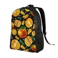 thumbnail image 2 of Fotbe Tangerine Travel Laptop Backpack, Business Slim Sturdy Laptops Backpack, Water Resistant College School Computer Bag Gift Fits 15.6 Inch Notebook, 2 of 8