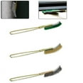 thumbnail image 3 of Mini Wire Brush Brass Nylon & Steel Brushes Rust Remover Cleaning Polish Grinder Nylon Wire, 3 of 5