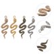 thumbnail image 3 of Encimeros de collar de collar de colgantes de aleación de serpientes de 40 piezas para joyas para joyas, 3 of 5