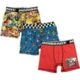 thumbnail image 2 of Nintendo Boys' 4-10 Mario Cart Boxer Brief, 3 Pack, 2 of 2