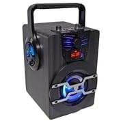 Technical Pro WASP420 Bluetooth Karaoke Machine System w/LED's+Mic+Tablet Stand