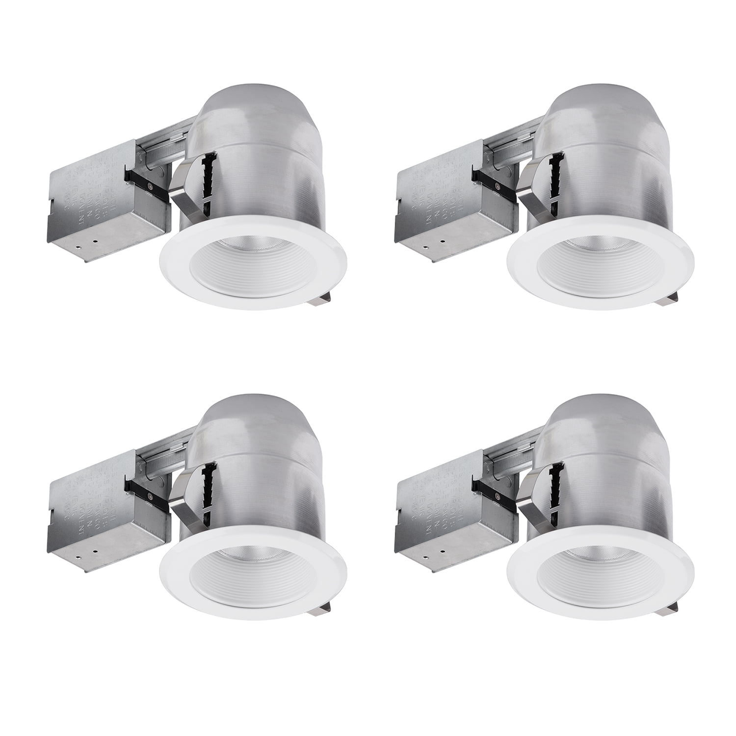 4 Pack Globe Electric 91014 5 inch Recessed Lighting Kit 