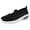 Black, variant on Willtoo Orthopedic Dress Shoes for Women Arch Support Non Slip Slip on Work Shoes Wide Knitted Mesh Stretch Server Shoes Soft 2026 New Foam Shoes