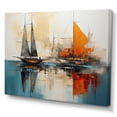thumbnail image 2 of Designart "Celestial Beauty Yellow and Blue Galaxy" Figurative Wall Art - Glam Yellow Eye Bedroom Canvas Wall Art, 2 of 4