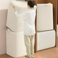 thumbnail image 2 of Clothes Blanket Storage Bags,Large Capacity Storage Bag,Closet Organizers and Storage,Clothes Storage Bins with Lids,Foldable Storage Containers with Reinforced Handles for Clothing,Blanket,Bedding, 2 of 7