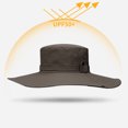 thumbnail image 4 of Sombero de Cubo, Cordón transpirable Ajustable, Sombrero de Sol de Ala Ancha para Senderismo, Camping, Pesca, Agricultura, 4 of 7