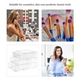 thumbnail image 4 of Organizador de escritorio con cajones de almacenamiento transparente Cajón de almacenamiento cosmético de 3 capas, 4 of 4