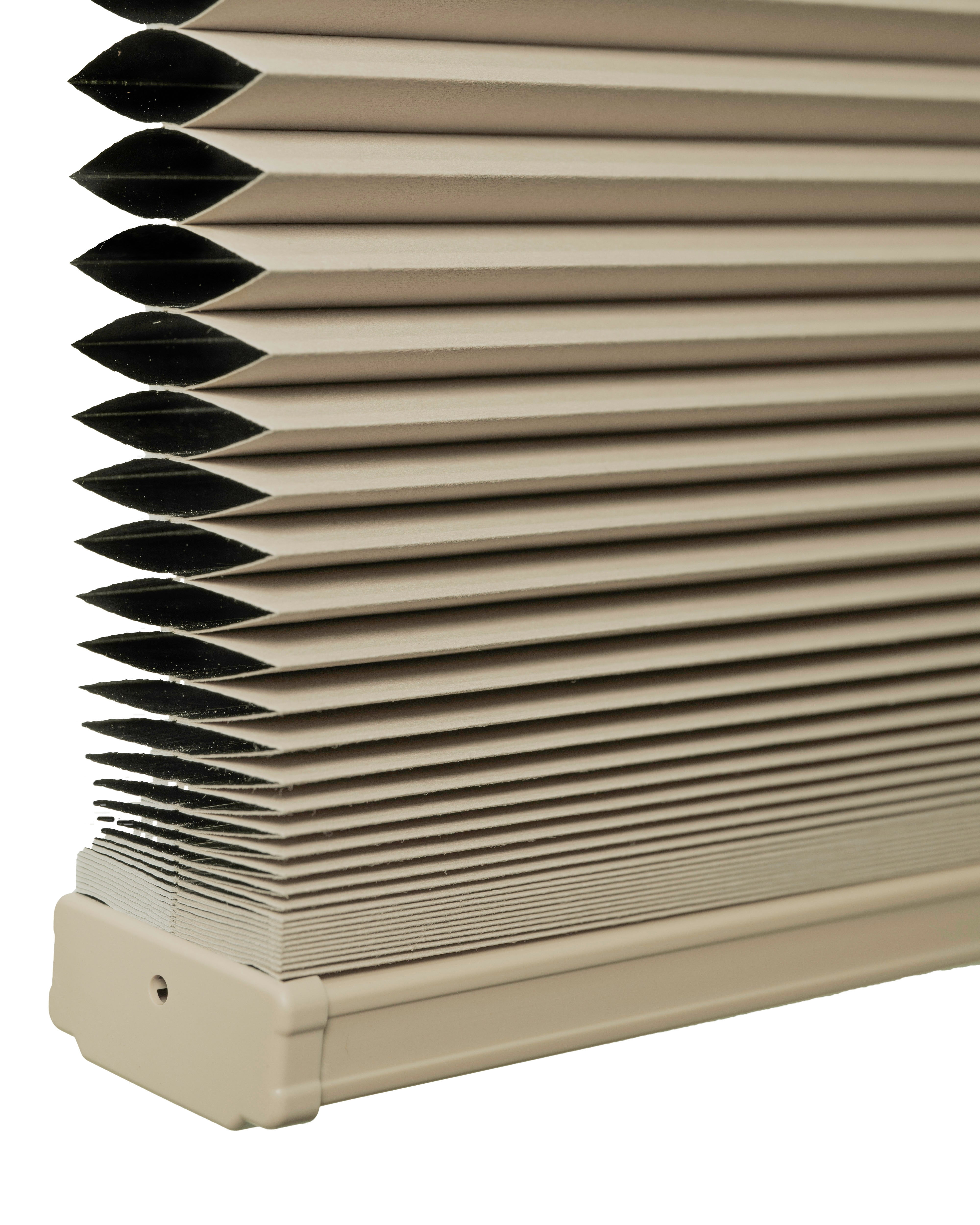 Chicology Cordless Top Down Bottom Up Blackout Cellular Shade Khaki Grey 68.5 in. W x 48 in. L