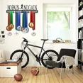 thumbnail image 4 of Perchero para exhibición de medallas de carreras de maratón, soporte para colgar, organizador para pared, deportes de carrera, 4 of 5