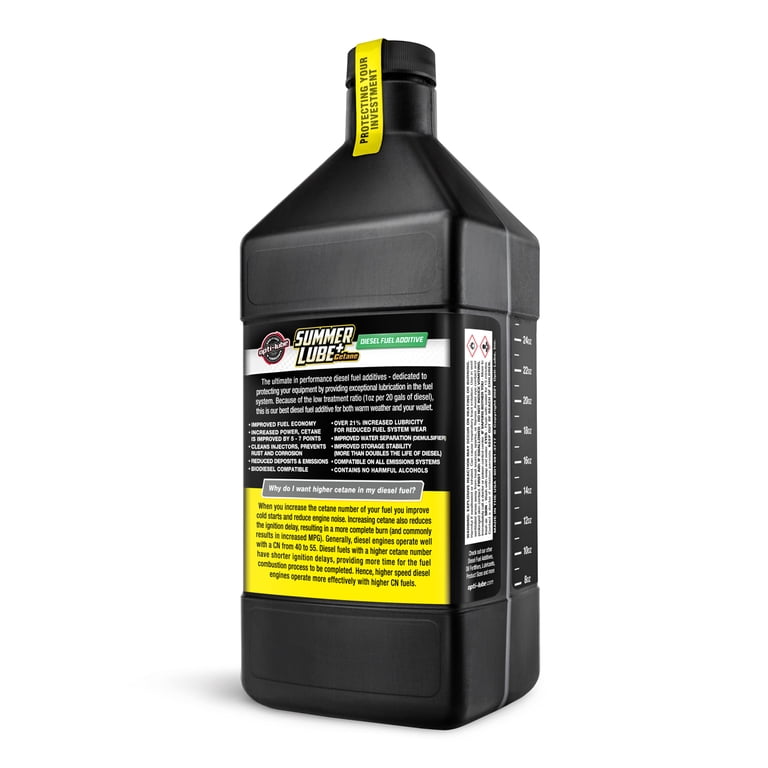 Opti-Lube Summer Lube +Cetane Diesel Fuel Additive: Quart (32oz) -  Walmart.com
