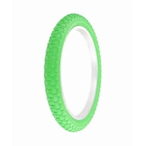 PRO  High Performance Bicycle Bmx Tire in size  18" X 2.125 All Green Comp Iii Tread.