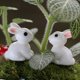 thumbnail image 4 of 50pcs Resina de la Pascua de Pascua Microlandscape Decoración del patio Decoración del escritorio de la fiesta del conejo, 4 of 5