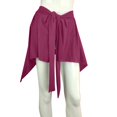 thumbnail image 4 of Plus Size Women'S Lightweight Strapping Sports Skirt With Scarf For Yoga Ballet And Dance, 4 of 5