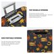 thumbnail image 3 of Fotbe Wild West Golden Horseshoe Funda Protectora para Equipaje, Antirrayones y Resistente a la Suciedad, Compatible con Maletas de 18 a 32 Pulgadas-Large, 3 of 7