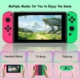 thumbnail image 2 of Controlador para Nintendo Switch, Mando a Distancia con Vibración Dual/Control de Movimiento/Captura de Pantalla/Activación (Rosa y Verde), 2 of 8