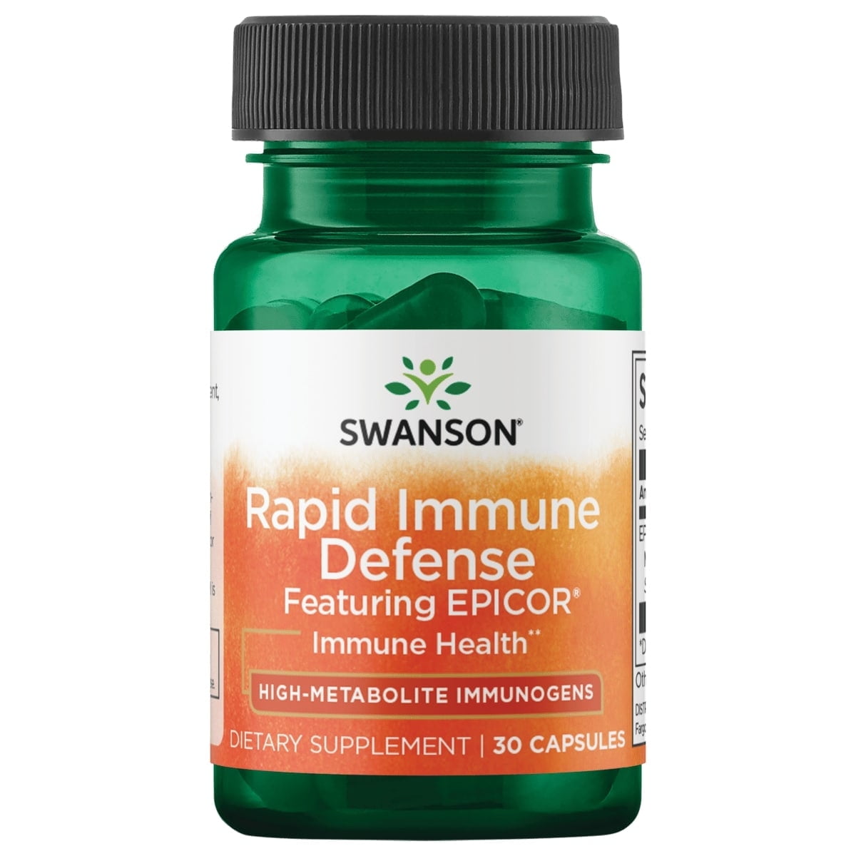 Swanson Epicor High-Metabolite Immunogens 500 Milligrams 30 Capsules