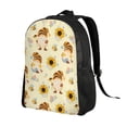 thumbnail image 2 of Haiem Watercolor Bee Honey Honeycomb Bee Backpack - Stylish and Durable 15-inch Laptop Backpack with Waterproof Oxford Fabric, 2 of 8