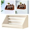 thumbnail image 6 of Kuntesetty Wall Shelf Wood Floating Shelf Ideal Gift Storage Sturdy Display Shelves Wall Mount for Office Bedroom Bathroom Housewarming White, 6 of 9