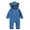 Blue, variant on FRSASU Kids Clothes ,Infant Baby Girls Boys Solid Cartoon Ears Hoodie Romper Clothes Fleece Jumpsuit