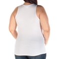 thumbnail image 2 of GUESS Débardeur à Col Rond pour Femmes, Blanc, Grand, 2 of 2