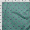 thumbnail image 3 of oneOone Cotton Poplin Fabric Peacock Block Print Fabric By Yard 42 Inch Wide, 3 of 4