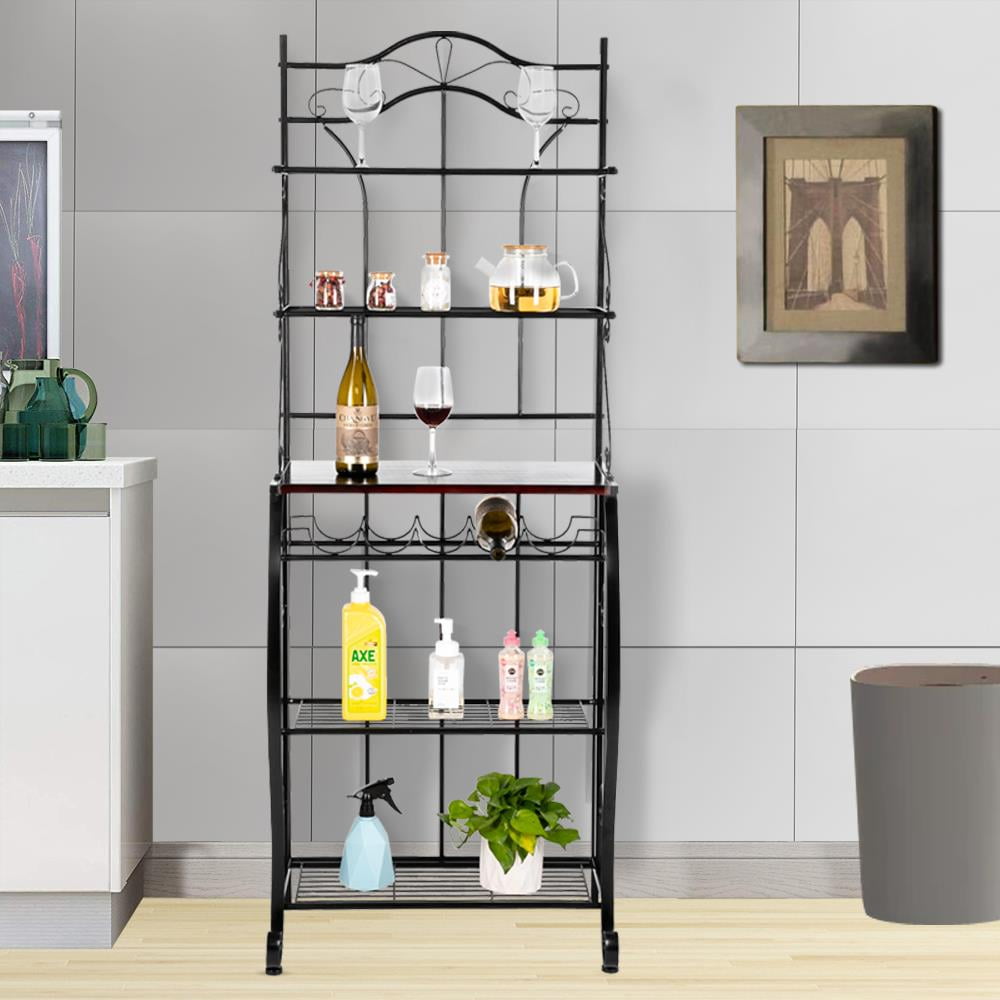 Zimtown 5Tier Multifunctional Kitchen Baker's Rack with Microwave Oven