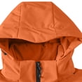 thumbnail image 6 of Womens Waterproof Insulated Hooded Puffer Jacket with Pockets Adjustable Hood Drawstring,Windproof, Warm Puffer Coat for Hiking, Outddor,Cold Weather Daily Wear, 6 of 7