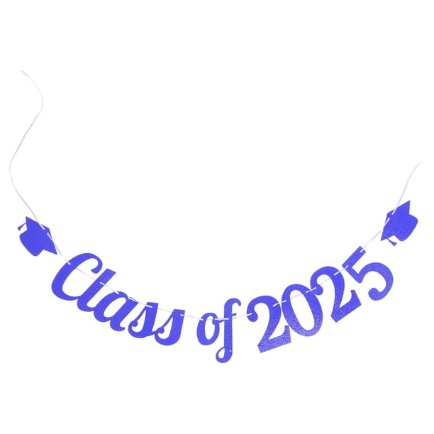 KAKOWELY 1 juego de pancarta para fiesta de graduación de la clase de 2025, pancarta con temática de graduación, adorno colgante para fotos y decoración de pared.