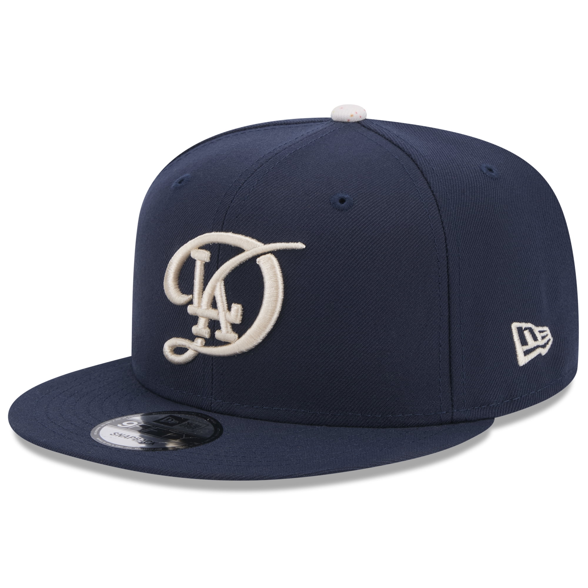 Men s New Era Black Los Angeles Dodgers 59FIFTY Fitted Hat Walmart