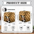thumbnail image 3 of TSOVTHRID Cow Sunflower 3D Leather Print Kitchen Mixer Cover Portable Multipurpose Dust Cover for Kitchen Mixer Reusable Waterproof Polyester Kitchen Aid Mixer Assecories with Top Handle,S, 3 of 7