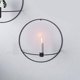 thumbnail image 3 of Tmvgtek Portavelas Redondo Geométrico De Metal Para Decoración Del Hogar (Candelabro Largo Negro De 29 Cm) Tmvgtek Oficina Multiescena Multifunción, 3 of 5