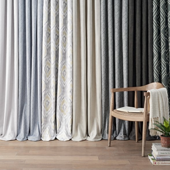 Eclipse Allure Draft Stopper, 100% Blackout Grommet Top Curtain Panel, Blush Pink, 50 x 63