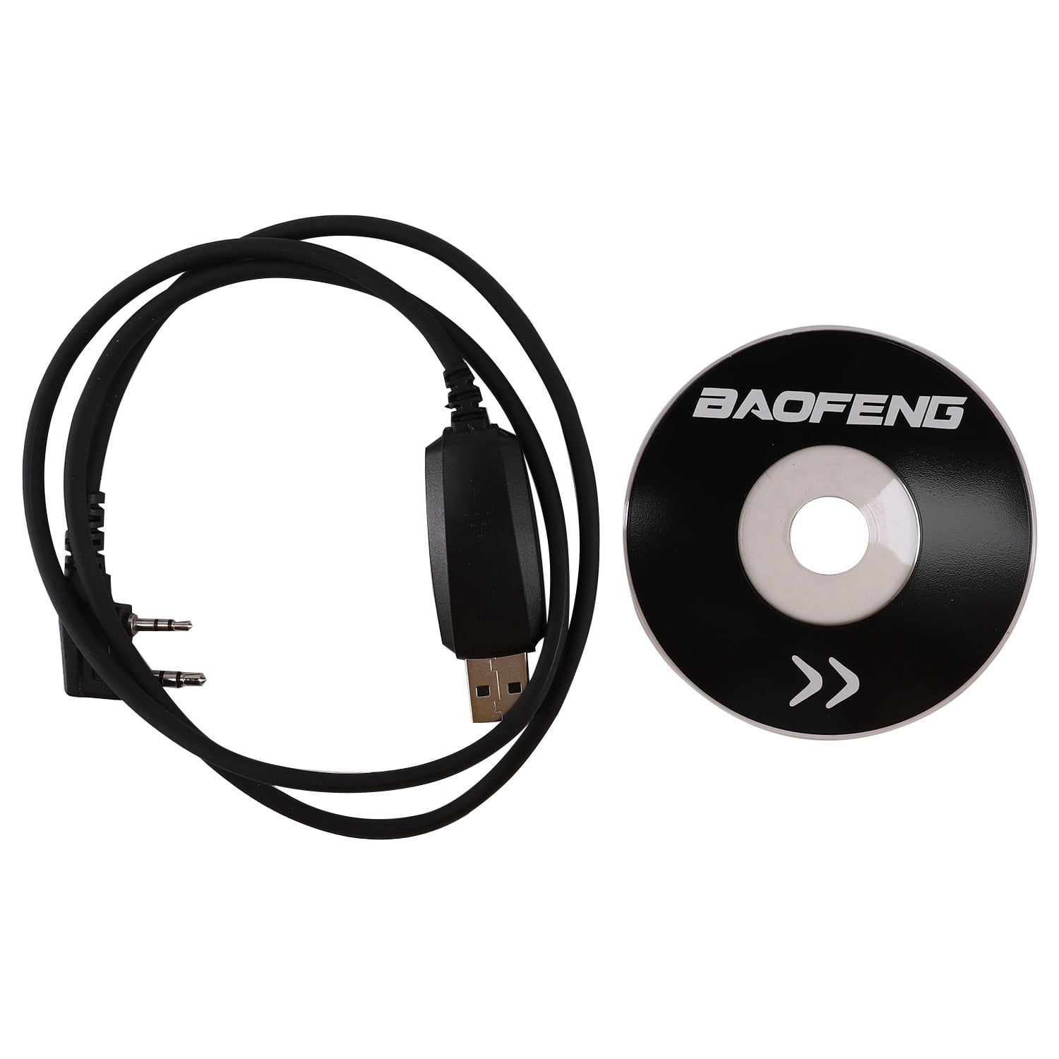 BAOFENG PROGRAMMATORE USB Cavo & CD PER Baofeng/Pofung uv-5r uv-82 gt-3 88 k8w5 
