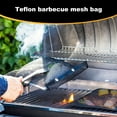 thumbnail image 4 of Pebbuoy Grill Mesh Bag Non-stick Reusable Outdoor Grill Bag Heat-Resistant BBQ Grilling Accessories for Vegetables Meats Gas Charcoal Smokers Electric Grills, 4 of 7