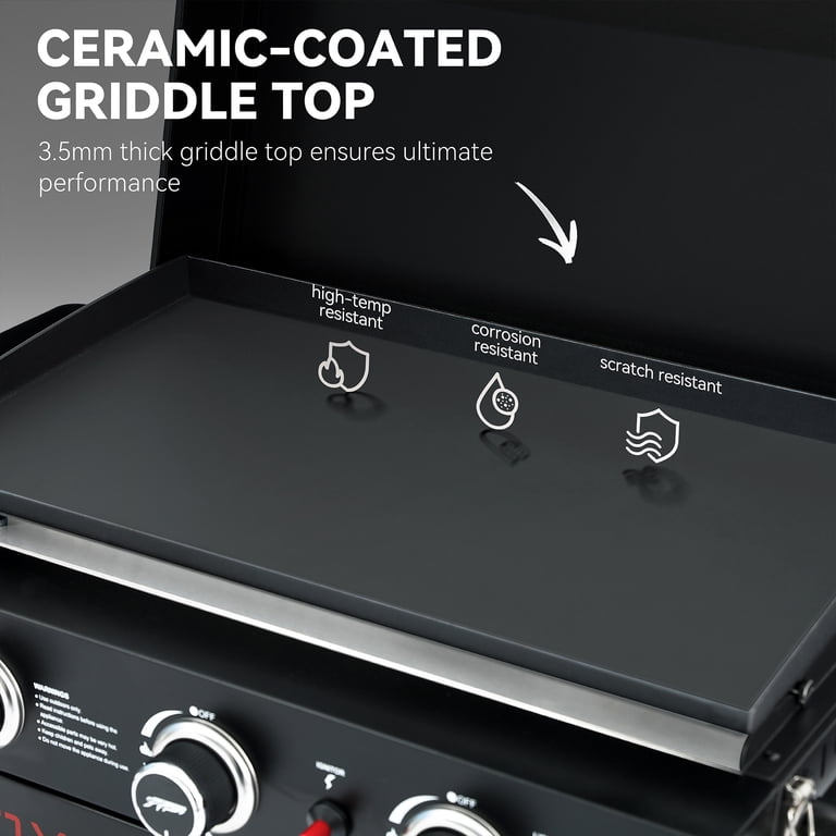 Royal Gourmet PD3001 23" 3-Burner Griddle with Collapsible Stand photo 5