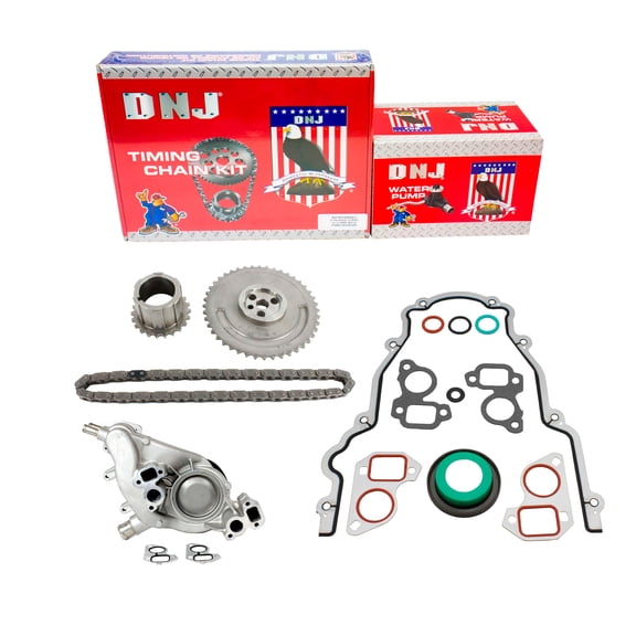 DNJ TK3168BWP Timing Chain Kit with Water Pump Fits Cars & Trucks 2007 Buick 5.3L V8 OHV 16V