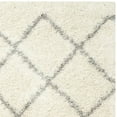 thumbnail image 5 of SAFAVIEH Dallas Jerrie Geometric Shag Area Rug, Ivory/Grey, 10' x 14', 5 of 6