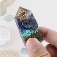 thumbnail image 3 of Piedra de palma Unique Bargains 3 piezas de cristal de imitación columna de piedra tallada, 3 of 7