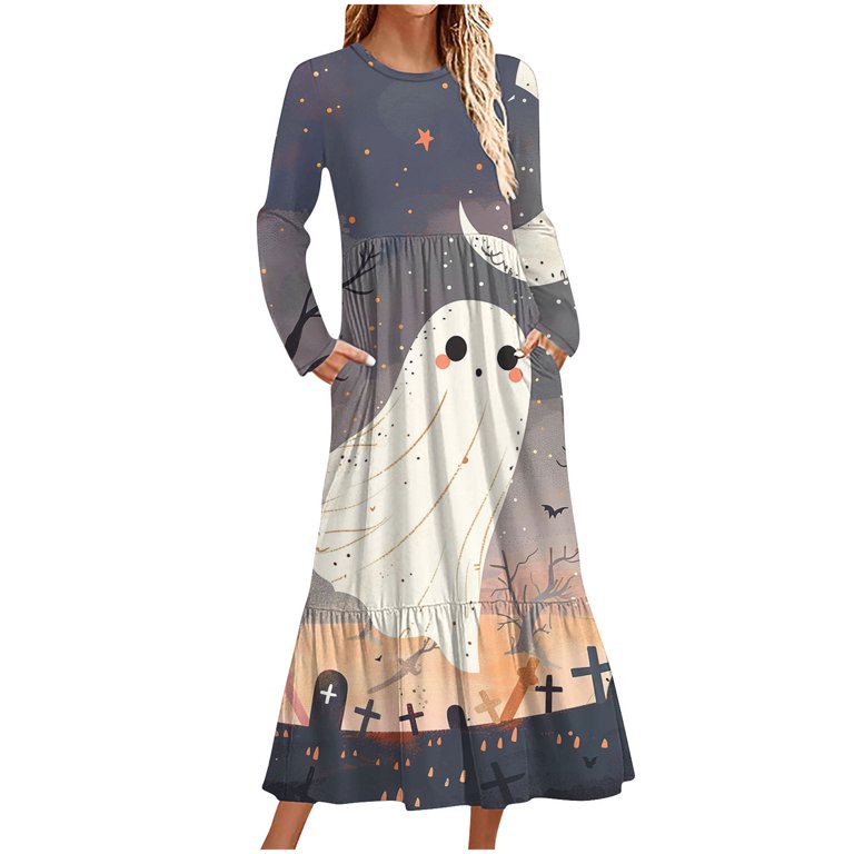 chinese dress ladies Dark academia clothing, Vampire Goth Long Dress, Halloween Witch Dress –  DSProm main image 1