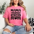 thumbnail image 2 of Mama Mother Mom Heart Design, Crunchberry Comfort Colors T-Shirt, Medium, 2 of 3