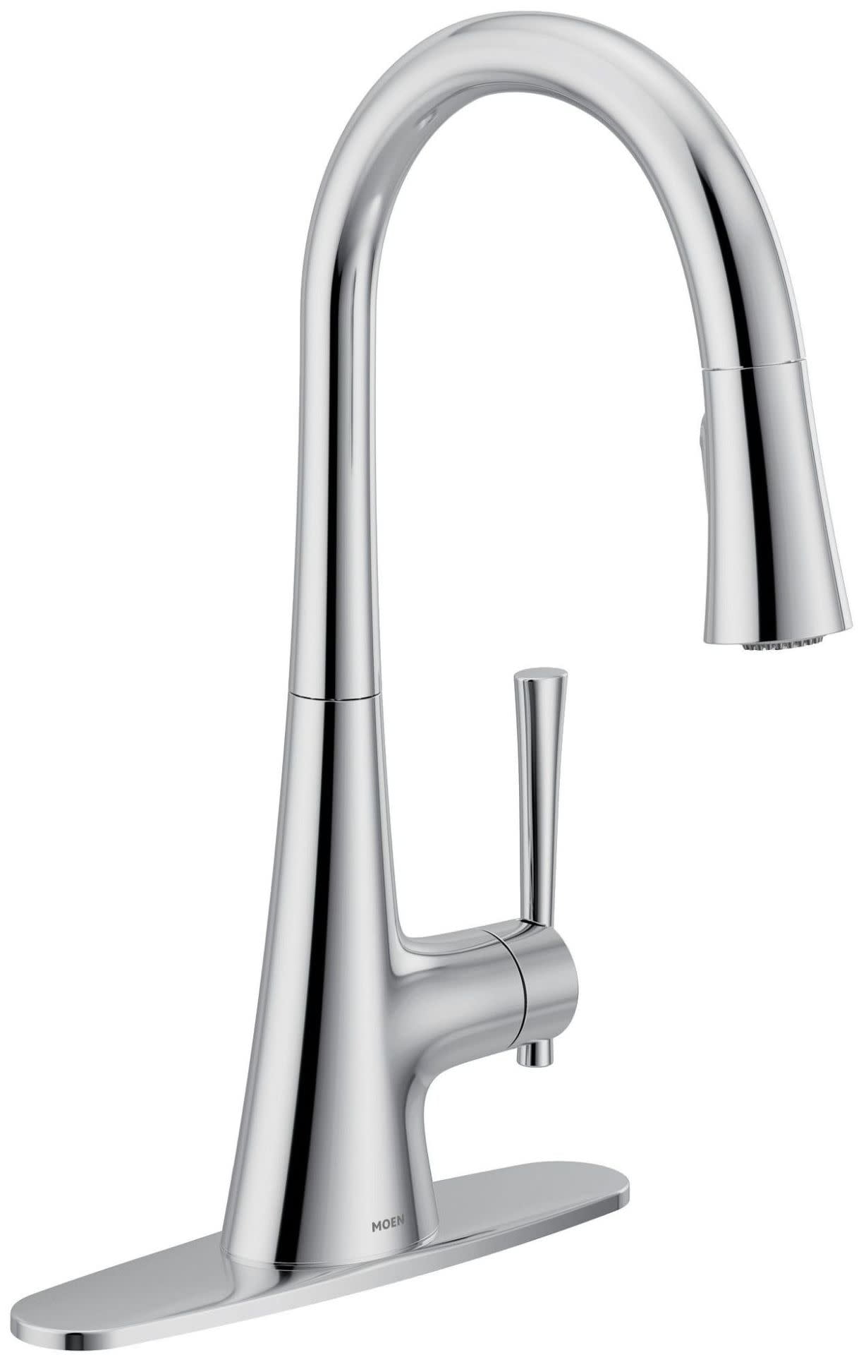 Moen 9126BL Kurv Single Handle Pull Down Kitchen Faucet in Matte Black Replacement MPN