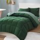 thumbnail image 5 of HIG Juego de Edredón Twin XL de 5 Piezas, Cama Verde Reversible y Liviana con 1 Edredón, 1 Sábana Plana, 1 Sábana Ajustable, 2 Fundas de Almohada, Juego de Cama para Todas las Estaciones., 5 of 11