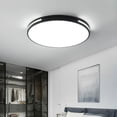 thumbnail image 2 of Lámpara de techo LED redonda simple para dormitorio, sala de estar, luz atmosférica, lámpara de techo, lámparas de pasillo de tres pruebas, 2 of 5
