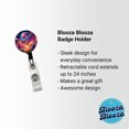 thumbnail image 2 of Vibrant Colored Sci-fi Hostile Alien Planet Retractable Reel ID Badge Key Card Name Tag Holder with Clip, 2 of 7