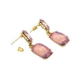 thumbnail image 4 of Oussum Gold Jeweled Drop Earrings, 4 of 5