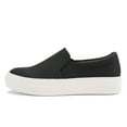 thumbnail image 2 of Soda Hike Black Cobra Slip On Double Layer Foam Padded Fashion Low Top Sneakers (Black Cobra, 7), 2 of 5