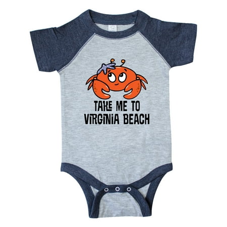 

Inktastic Virginia Beach Souvenir Cute Gift Baby Boy or Baby Girl Bodysuit